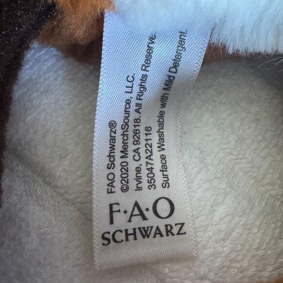 FAO Schwarz Adopt A Pet Red Fox Plush Retired Floppy Woodland Animals HTF 18” - Picture 7 of 8